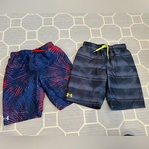 1 Boys Under Armor Bathing Suits size large